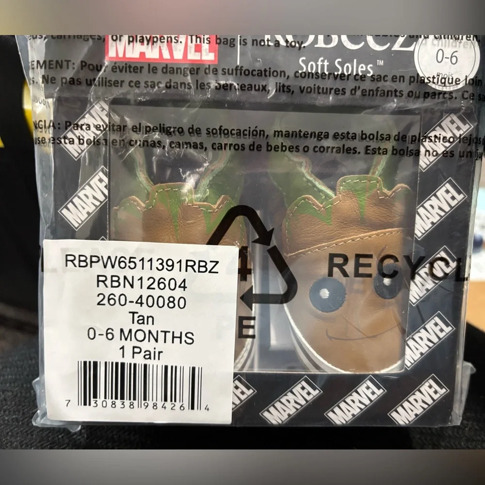 Brand new, never opened, Size 0-6 Brand New Groot Roobeez - Picture 2 of 4